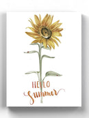 Hello Summer Sunflower Wall Art -Jennifer Paxton Parker Designs