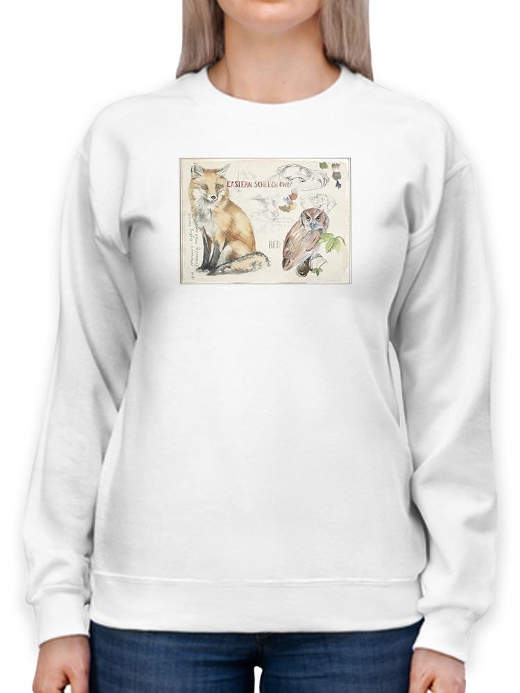 Wildlife Journal Fox Sweatshirt -Jennifer Paxton Parker Designs
