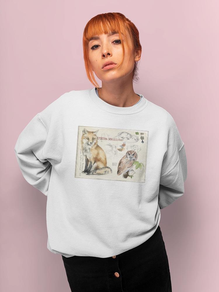 Wildlife Journal Fox Sweatshirt -Jennifer Paxton Parker Designs