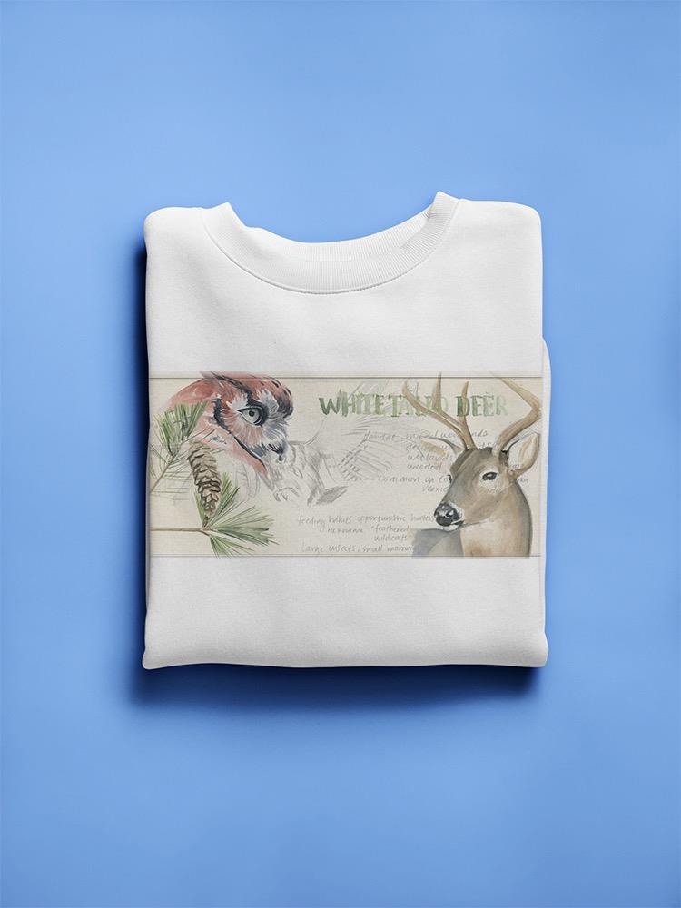 Wildlife Journal Deer Sweatshirt -Jennifer Paxton Parker Designs