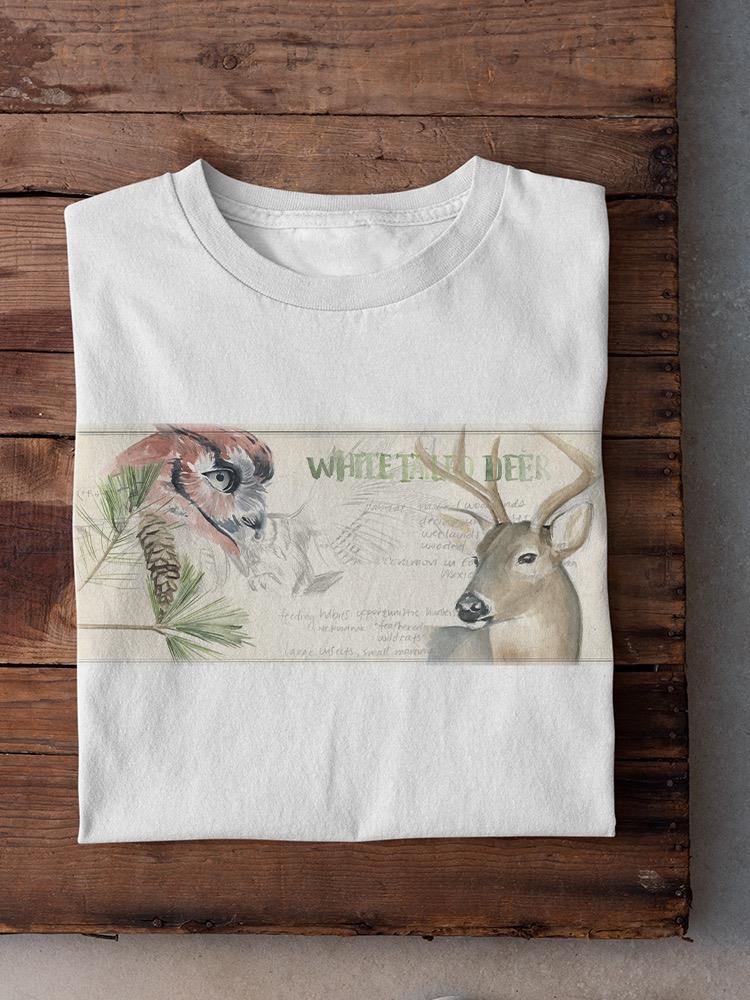 Wildlife Journal Deer T-shirt -Jennifer Paxton Parker Designs