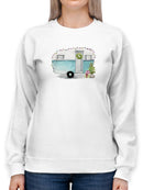 Christmas Cars Ii Sweatshirt -Jennifer Paxton Parker Designs
