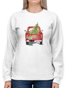 Christmas Cars Iii Sweatshirt -Jennifer Paxton Parker Designs