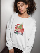 Christmas Cars Iii Sweatshirt -Jennifer Paxton Parker Designs
