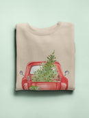Christmas Cars Iii Sweatshirt -Jennifer Paxton Parker Designs