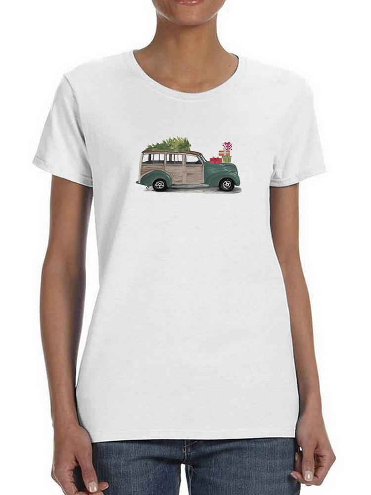 Christmas Cars Iv T-shirt -Jennifer Paxton Parker Designs