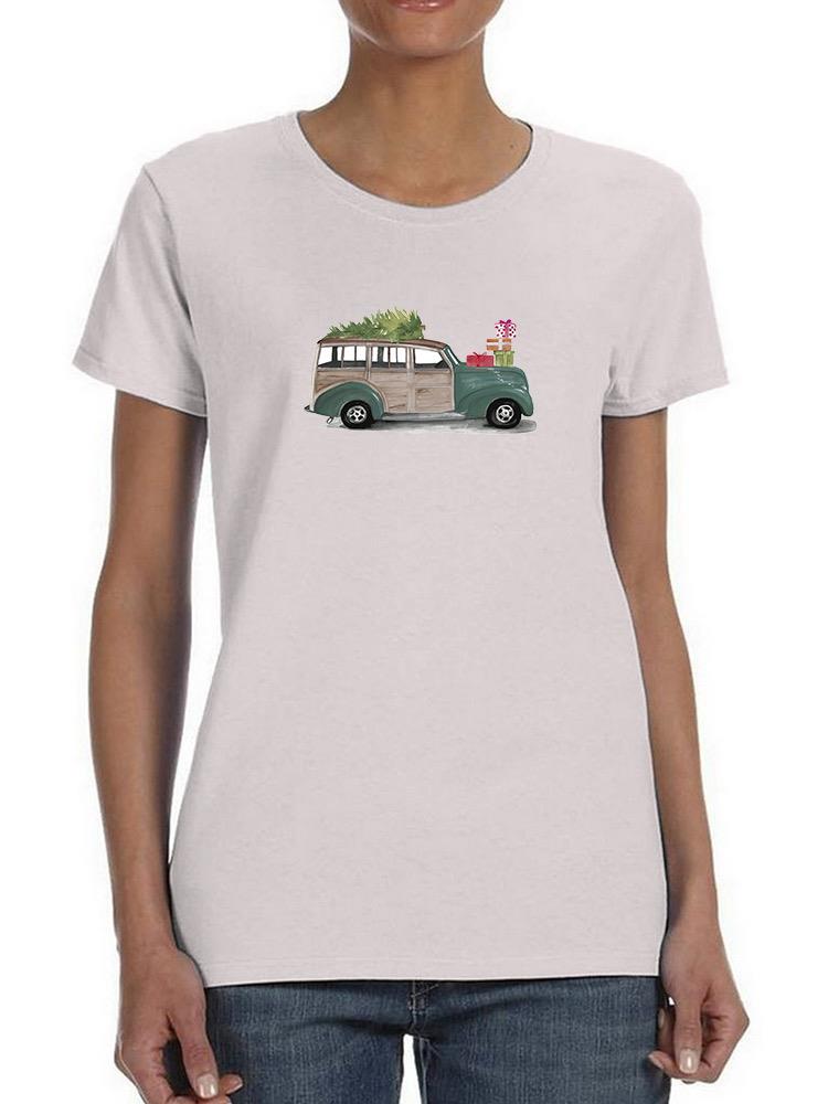 Christmas Cars Iv T-shirt -Jennifer Paxton Parker Designs