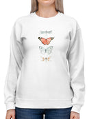 Summer Butterflies. Sweatshirt -Jennifer Paxton Parker Designs