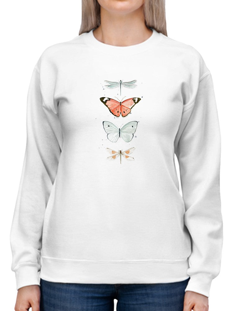 Summer Butterflies. Sweatshirt -Jennifer Paxton Parker Designs