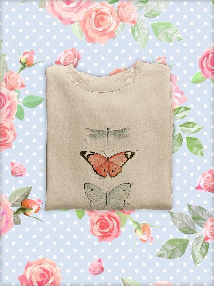 Summer Butterflies. Sweatshirt -Jennifer Paxton Parker Designs