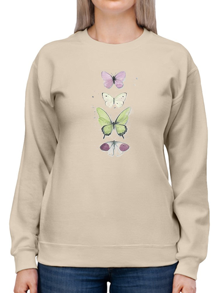 Summer Butterflies Set Sweatshirt -Jennifer Paxton Parker Designs