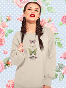 Summer Butterflies Set Sweatshirt -Jennifer Paxton Parker Designs