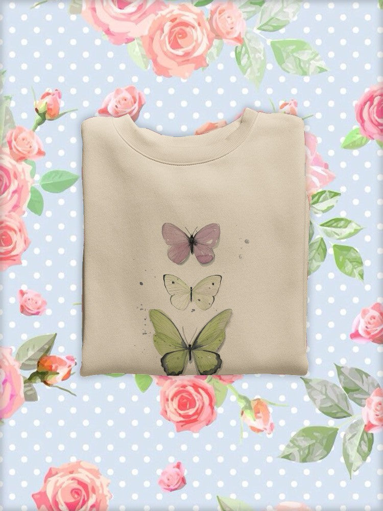 Summer Butterflies Set Sweatshirt -Jennifer Paxton Parker Designs