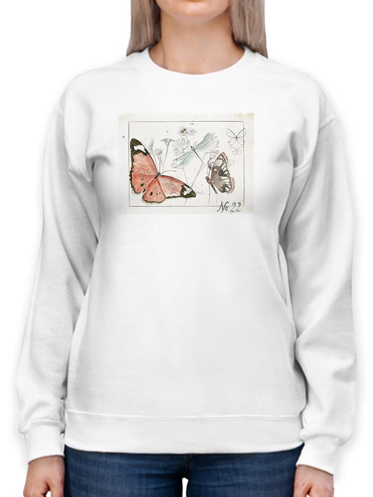 Summer Butterflies Sweatshirt -Jennifer Paxton Parker Designs