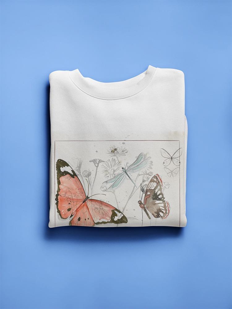 Summer Butterflies Sweatshirt -Jennifer Paxton Parker Designs