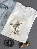 Pewit Flycatcher T-shirt -John James Audubon Designs