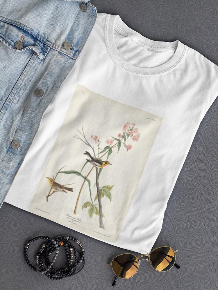 Blackburnian Warbler T-shirt -John James Audubon Designs