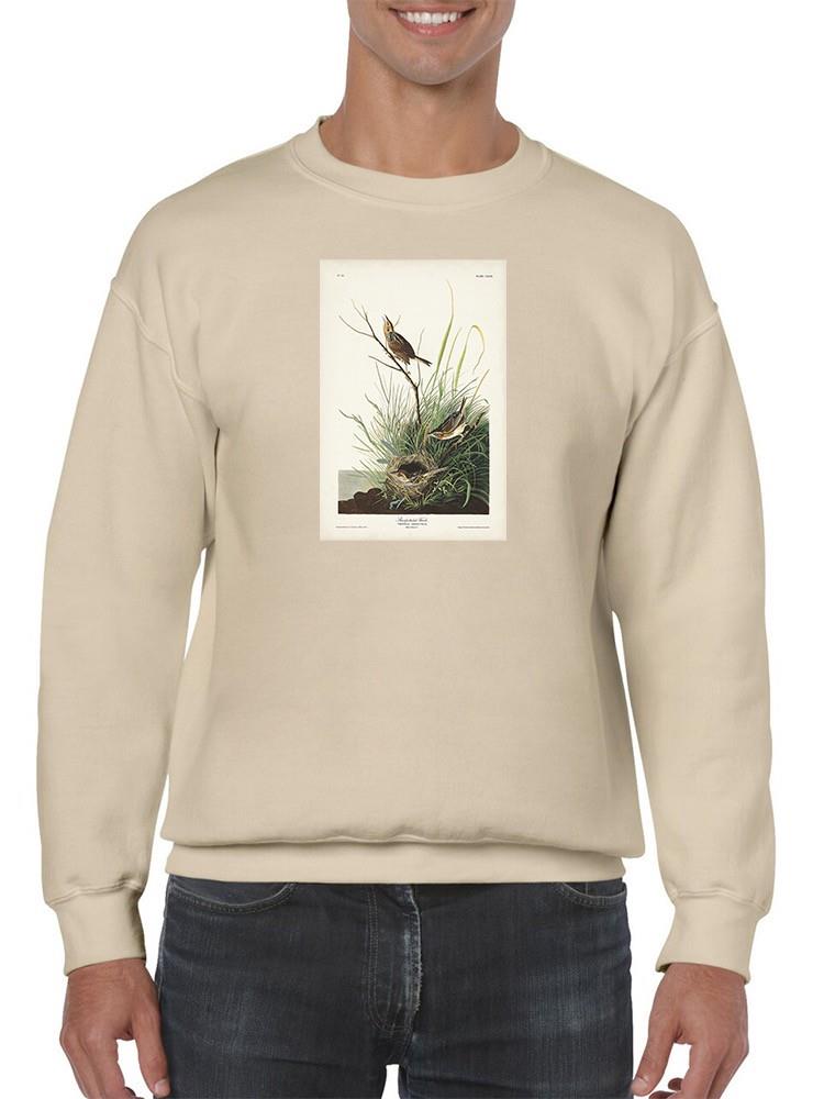 Sharp-tailed Finch Sweatshirt -John James Audubon Designs