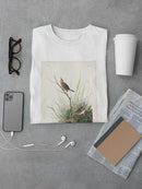 Sharp-tailed Finch T-shirt -John James Audubon Designs