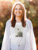 Sharp-tailed Finch T-shirt -John James Audubon Designs