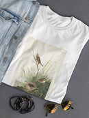Sharp-tailed Finch T-shirt -John James Audubon Designs