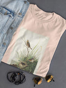 Sharp-tailed Finch T-shirt -John James Audubon Designs