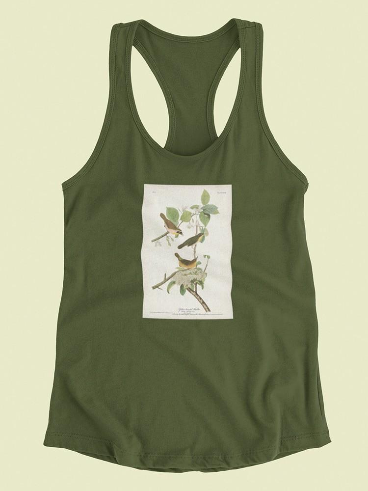 Yellow-Breasted Warbler T-shirt -John James Audubon Designs