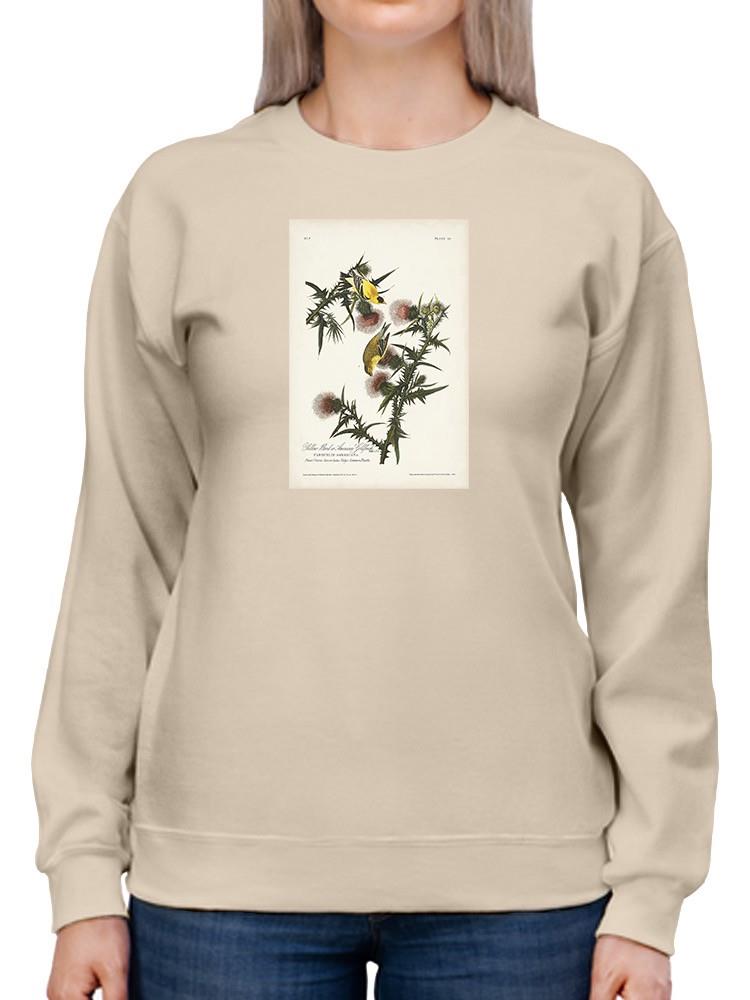 American Gold Finch Sweatshirt -John James Audubon Designs