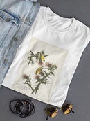 American Gold Finch T-shirt -John James Audubon Designs