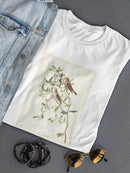 Lesser Red Poll T-shirt -John James Audubon Designs
