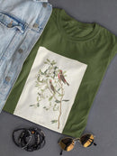 Lesser Red Poll T-shirt -John James Audubon Designs