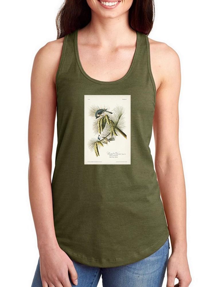 Crested Titmouse T-shirt -John James Audubon Designs