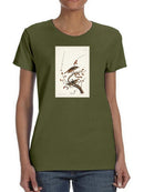 Hermit Thrush T-shirt -John James Audubon Designs