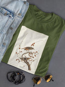 Hermit Thrush T-shirt -John James Audubon Designs