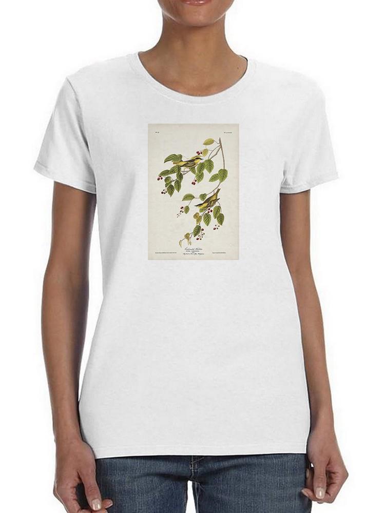 Carbonated Warbler T-shirt -John James Audubon Designs