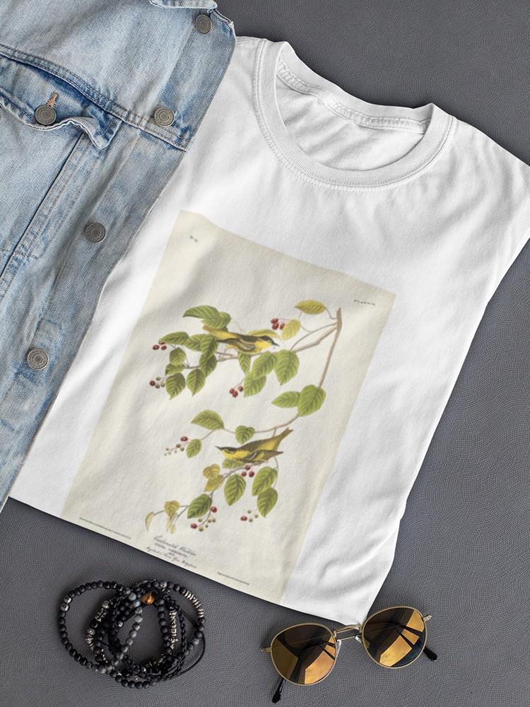 Carbonated Warbler T-shirt -John James Audubon Designs