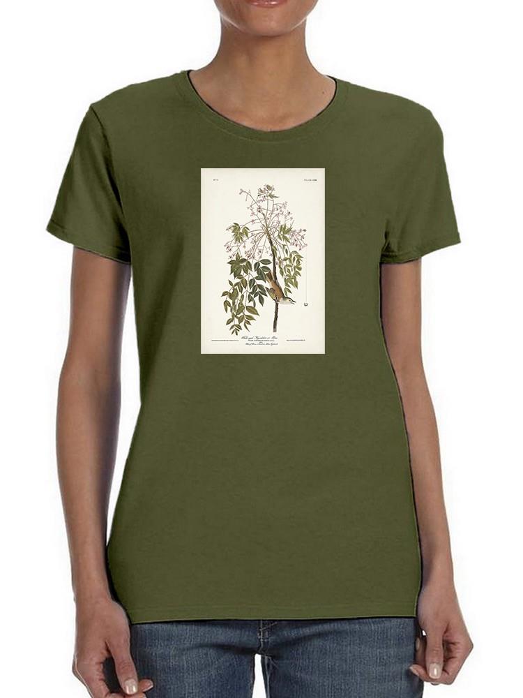 White-Eyed Flycatcher T-shirt -John James Audubon Designs
