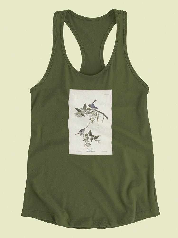 Bluegrey Flycatcher T-shirt -John James Audubon Designs