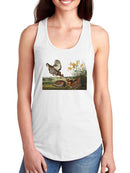 Pinnated Grouse Racerback Tank -John James Audubon Designs