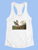 Pinnated Grouse Racerback Tank -John James Audubon Designs