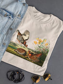 A Pinnated Grouse T-shirt -John James Audubon Designs