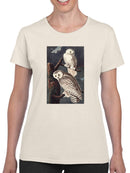Snowy Owl. T-shirt -John James Audubon Designs