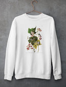 Black And Yellow Warblers I Sweatshirt -John James Audubon Designs