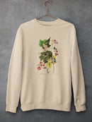 Black And Yellow Warblers I Sweatshirt -John James Audubon Designs