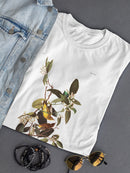 Palm Warbler T-shirt -John James Audubon Designs