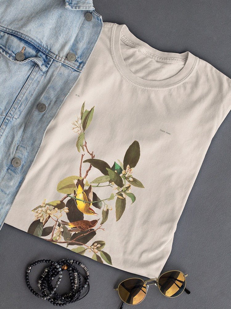 Palm Warbler T-shirt -John James Audubon Designs