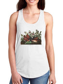 Key West Pigeons I Racerback Tank -John James Audubon Designs