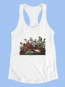 Key West Pigeons I Racerback Tank -John James Audubon Designs
