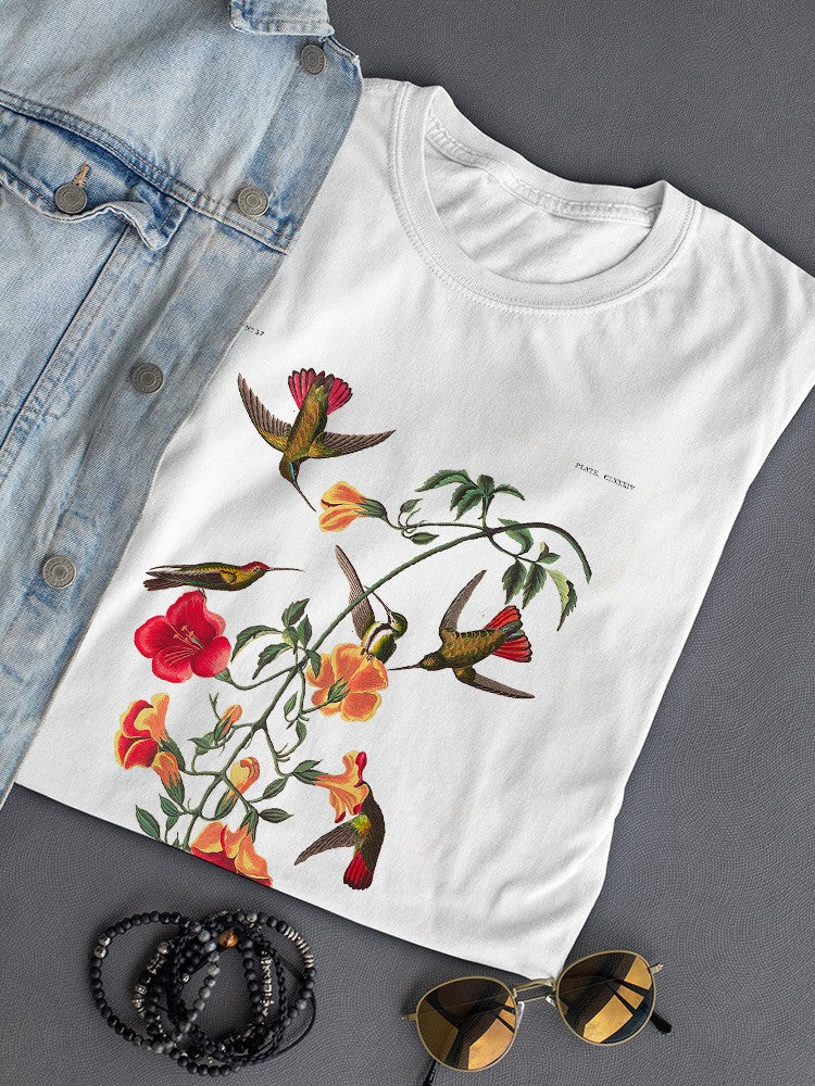 Mango Hummingbird T-shirt -John James Audubon Designs