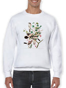 Great Cinereous Shrikes Sweatshirt -John James Audubon Designs